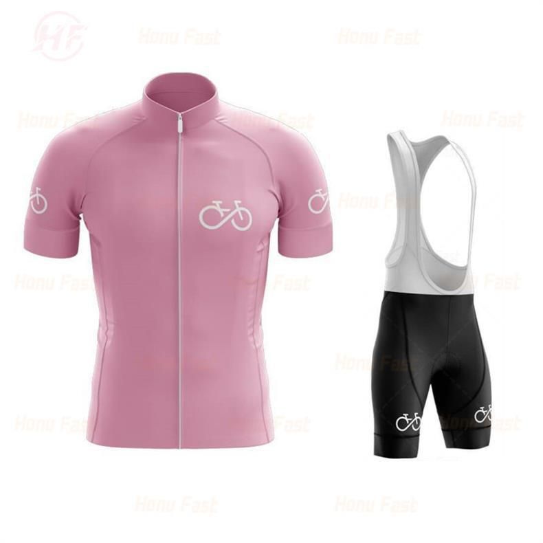 2025 New Summer Short Sleeve Men's Cycling Jersey Set Moisture-Wicking Bicycle Clothing_voghion.com
