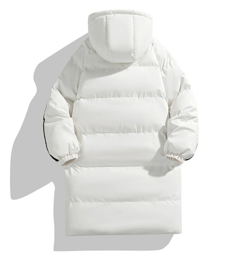 Giacca invernale da uomo in cotone spesso di media lunghezza con cappuccio, giacca da uomo in cotone con ricamo americano all'ingrosso_voghion.com
