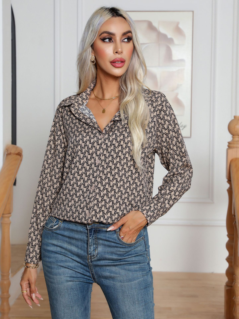 Camicia da donna a maniche lunghe, abbigliamento femminile autunnale e invernale_voghion.com