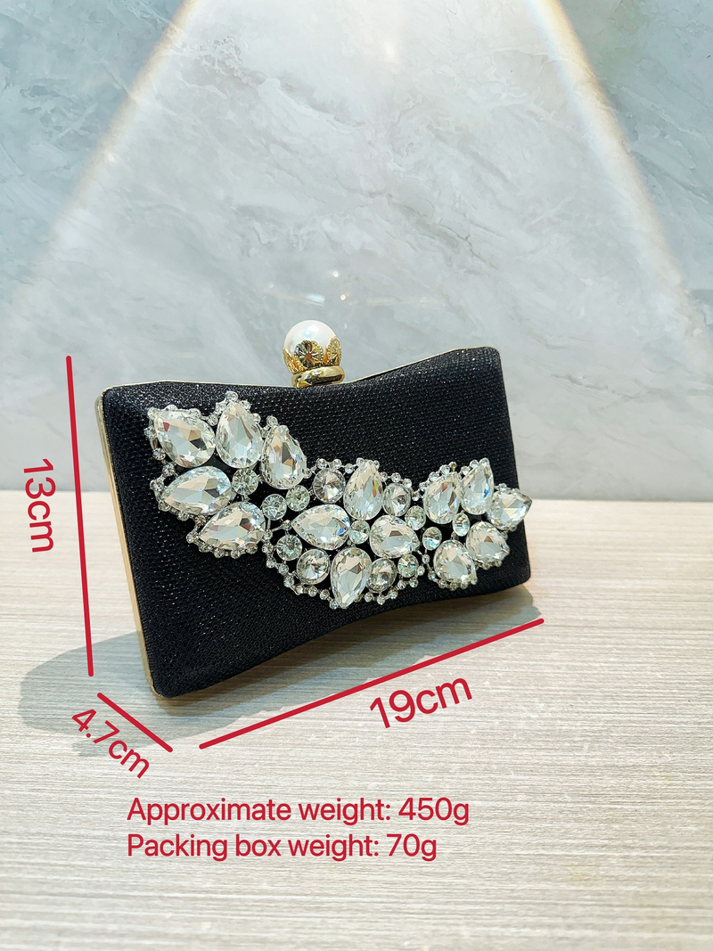 Sac à main en verre et diamant pour robe KTV de célébrité de mariage, sac de soirée et de Banquet, nouvelle collection_voghion.com