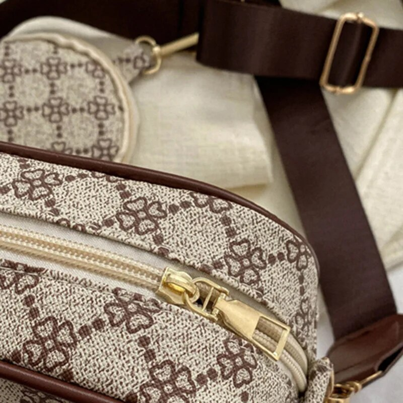 Simple And Trendy Texture, Casual Women'shoulder Bag With A Foreigntyletrap, Hanging Bag, Diagonal Crossbodymall_voghion.com