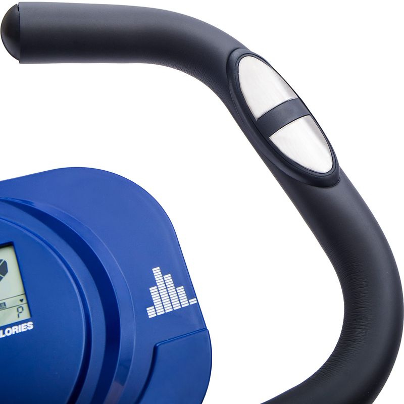 Folding Exercise Bike, Fitness Upright And Recumbent X-Bike With 16-Level Adjustable Resistance, Arm Bands And Backrest_voghion.com