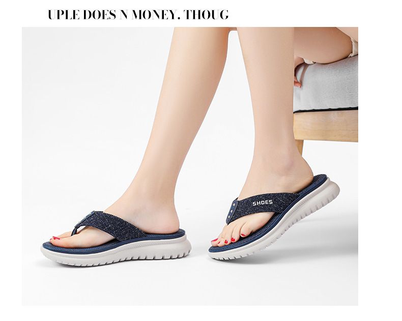 2025 Summer New Women's Simple Flip-Flops Sports Wedge Casual Large Size Slippers_voghion.com