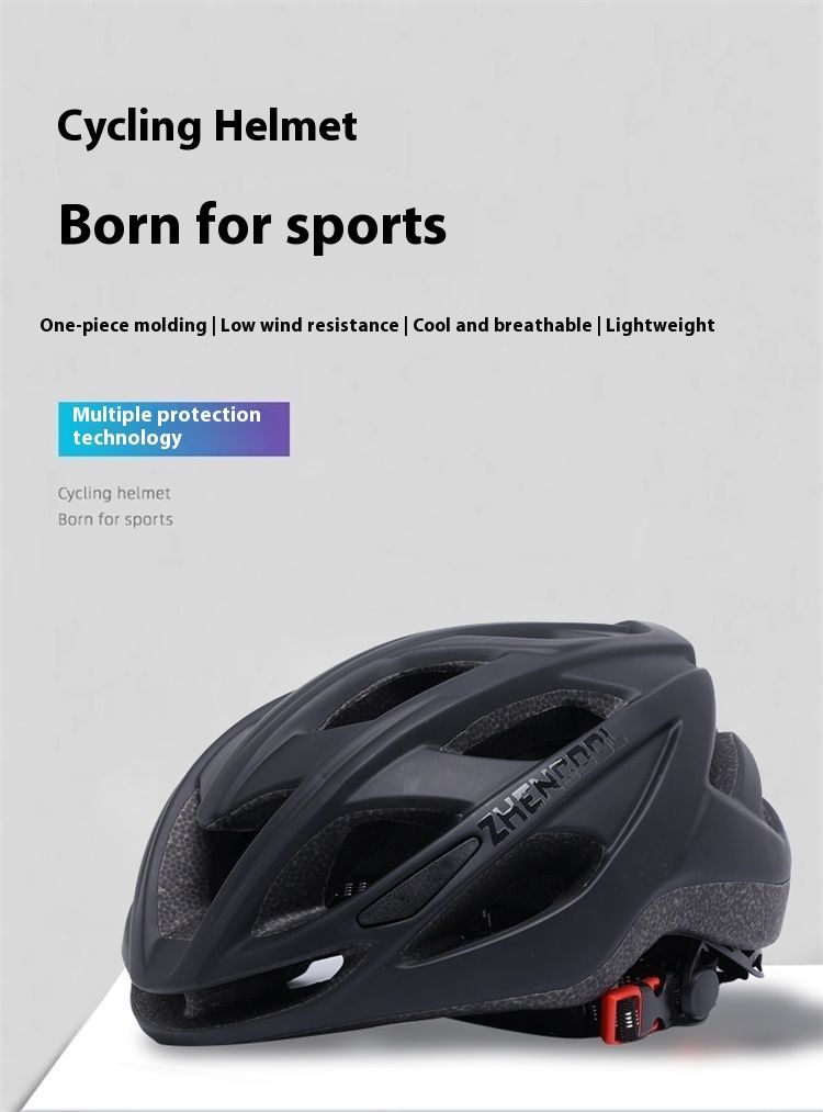 Casco da ciclismo ZK, monoblocco, regolabile, ventilato e traspirante, per bici da strada e montagna_voghion.com
