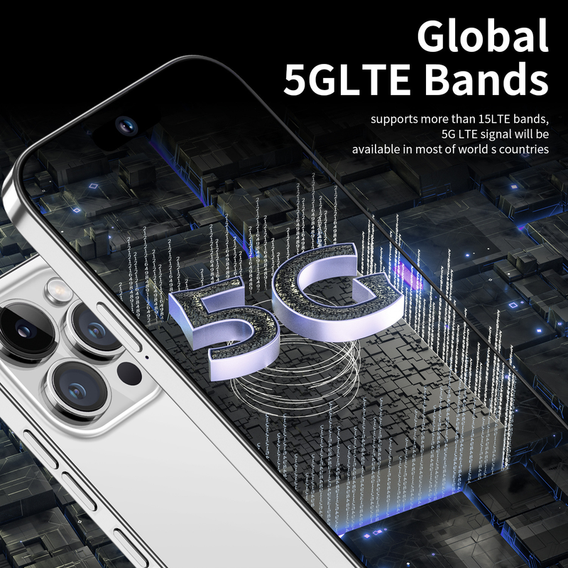 Mobil I14 ProMax Büyük Ekran 7.3 inç Telefon 16+1TB_voghion.com