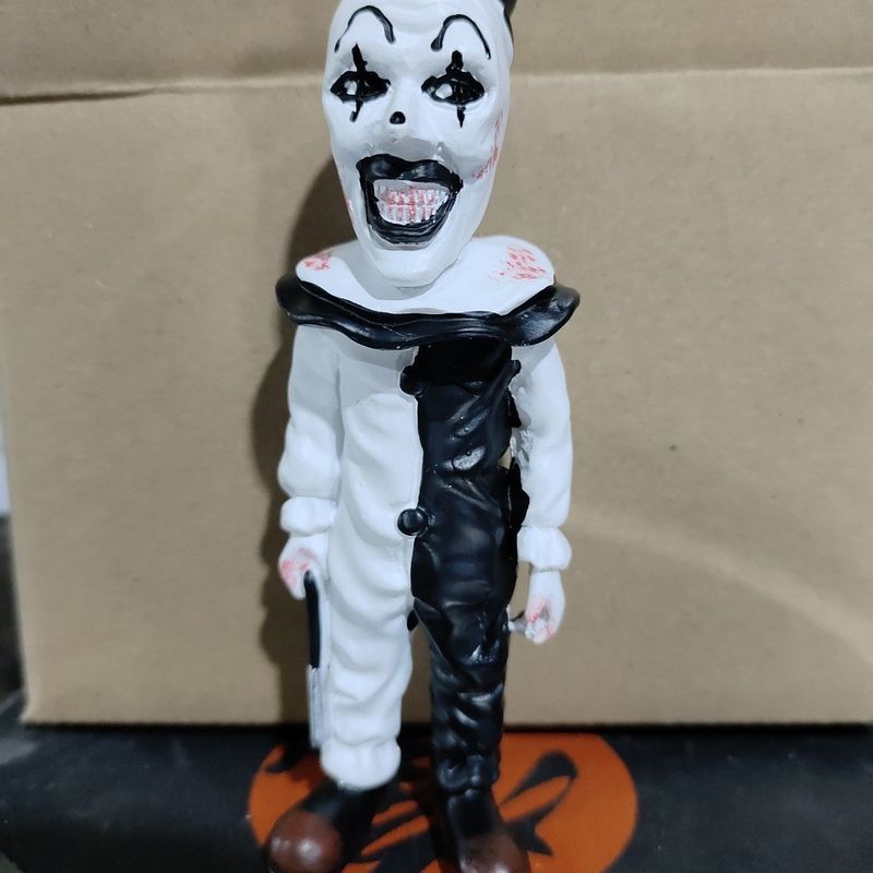 Seelenfressender Clown, Harzstatue – Halloween-Horror-Schreibtischdekoration, gruseliges Sammlerstück_voghion.com
