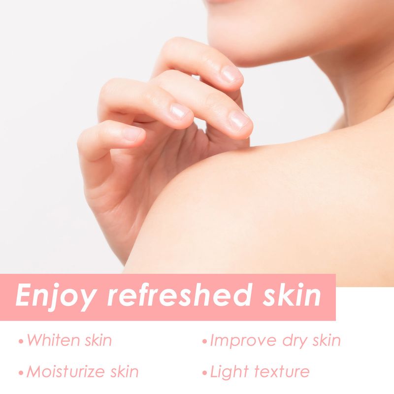 OUHOE Rose Body Moisturizing Repairs Rough, Dry, Moisturizing, Refreshing, and Non greasy Skin Cream_voghion.com