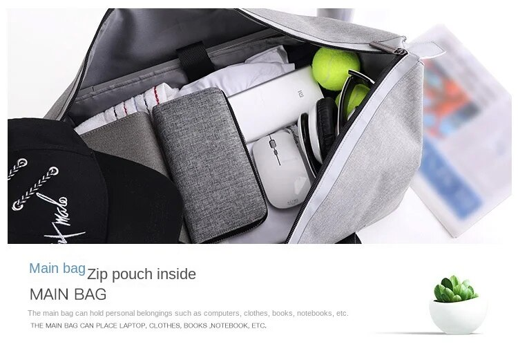 Borsa da viaggio da uomo Borsa da viaggio di grande capacità di nuova moda Borsa da viaggio per computer Borsa a tracolla portatile_voghion.com