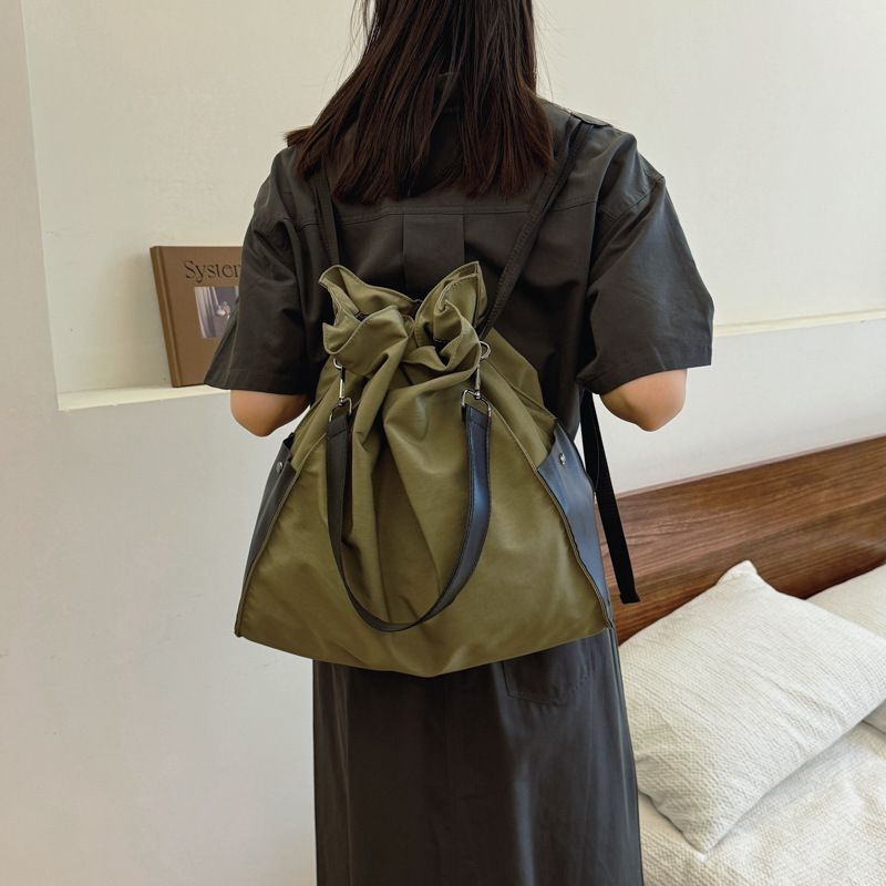 Zaino da viaggio in tela da donna, stile coreano, casual, di grande capacità, da ascella, 2024, nuovo_voghion.com