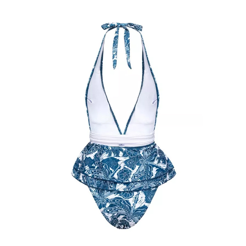 2023 New Sexy One Piece Maillots de bain Femmes Ruffle Edge Maillots de bain Bikini Beach Jupe_voghion.com