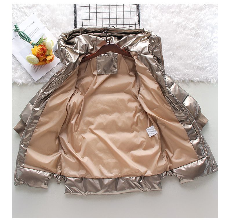 Giacca imbottita in cotone per ragazze e ragazzi, principessa, 2024, capospalla invernale di Capodanno, elegante, di taglia media e grande, per bambini_voghion.com