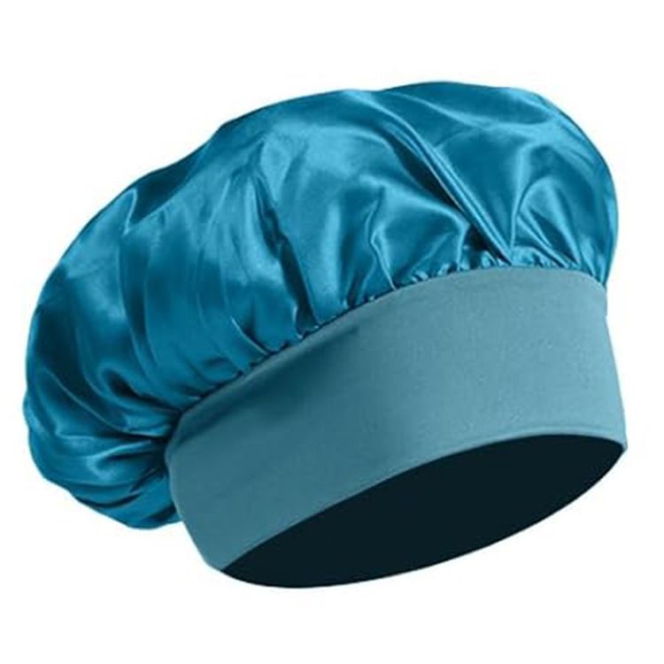 Schlafmütze aus elastischem Satin mit breiter Krempe für Männer und Frauen, für die Schönheitspflege und Haarpflege bei Chemotherapie_voghion.com