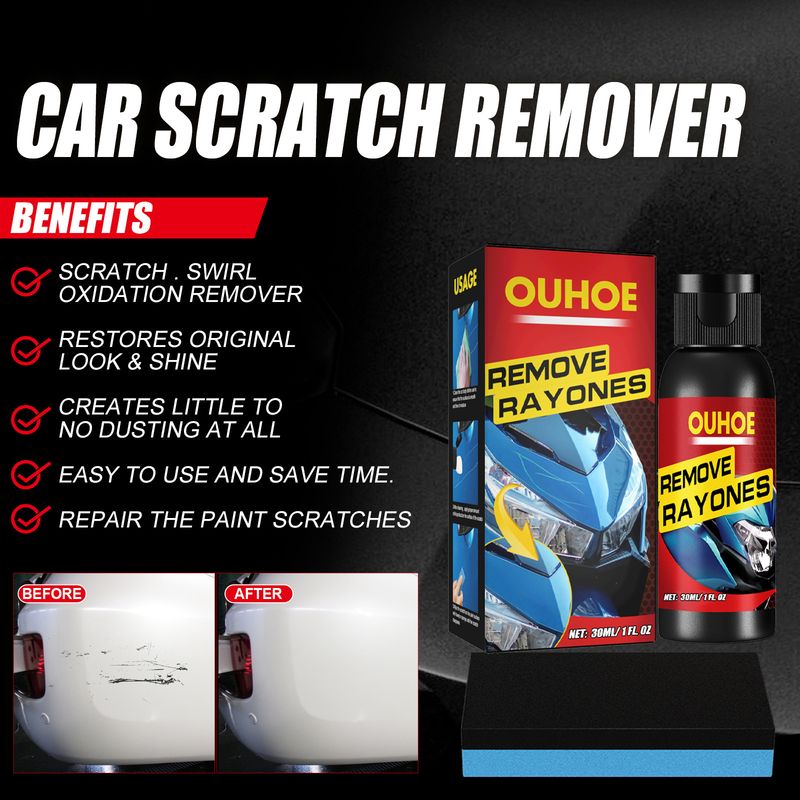 auto krāsas skrāpējumu remonta līdzeklis pulēšana skrāpējumu noņemšana renovācija remonta līdzeklis auto krāsas apkope remonts_voghion.com