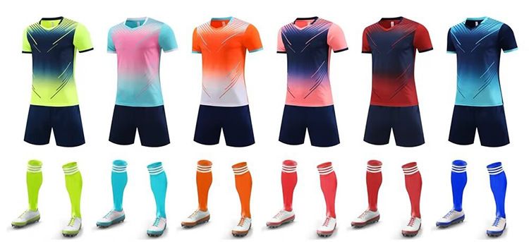 Voetbalpak Pak Volwassen Kinderen Jongen Sport Trainingskleding Korte Mouw Student Kleuterschool Jersey Aangepast Lichtbord Vrouwelijk_voghion.com