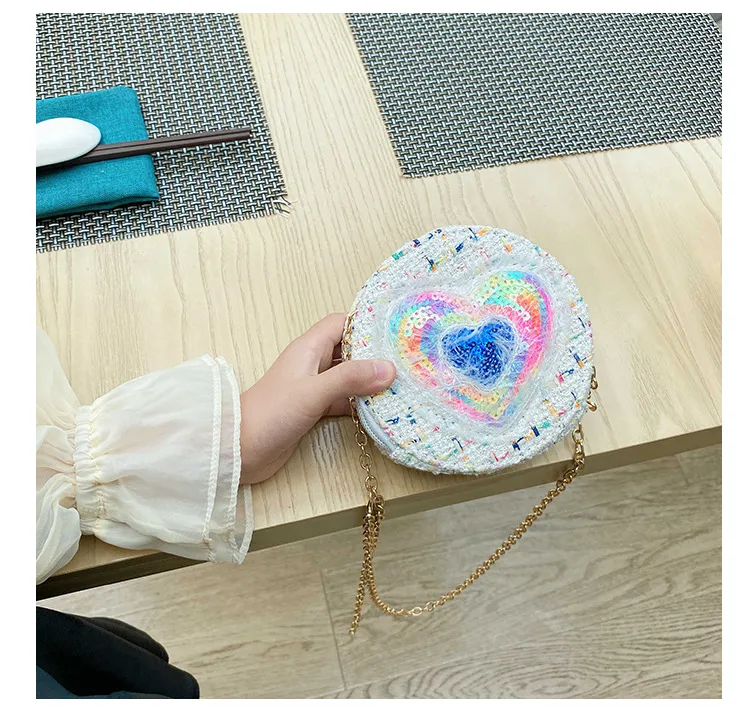 Borse alla moda Borse per bambini più recenti Modello classico Cotone e canapa Borse a tracolla per bambini Borse da viaggio per snack per bambini Natale_voghion.com