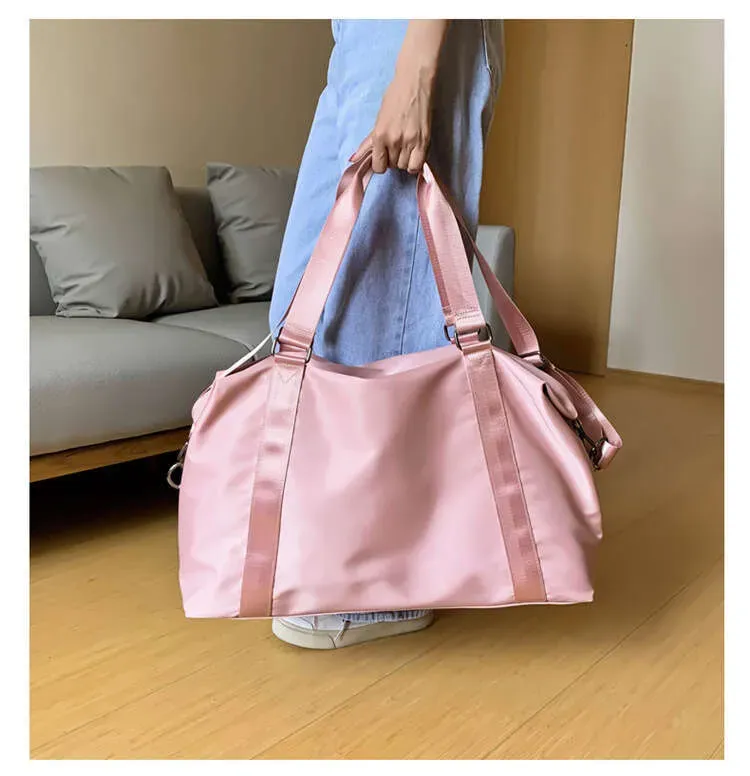 Fitness-Handy-Yoga-Tasche für Frauen mit Nass- und Trockentrennung, wasserdicht, großes Fassungsvermögen, Reisetasche für Kurztrips_voghion.com