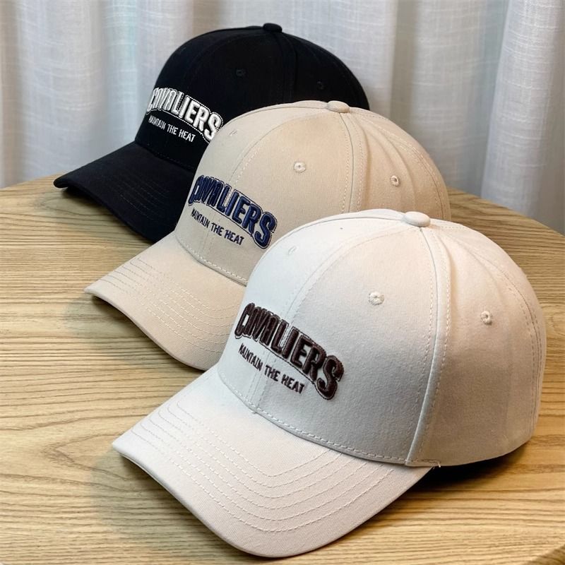 Pălărie de baseball cu cap mare și streșini curbate, brodată cu capac rigid, față mică cu limbă de rață, sport și agrement în aer liber_voghion.com