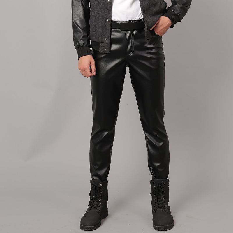 Premium Produkte Mittleren Alters und Junge männer Elastische Slim Fit Modische Anti Feuchtigkeit Weiß Dance Performance Bar Internet Promi_voghion.com