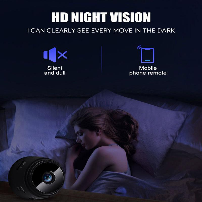 (1/2/4 szt.) 2023 Kamera Mini WiFi Szpieg Full HD 1080P Bezprzewodowa Ukryta Kamera Aktywowana Noktowizor Bezpieczeństwo Niania Kamera Nadzorcza Do Samochodu Dom Biuro_voghion.com