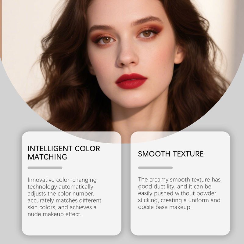 Zephoco Natural Color Sanfter, feuchtigkeitsspendender, glatter, täglicher, leichter Foundation-Stick, geeignet für fettige und trockene Haut_voghion.com