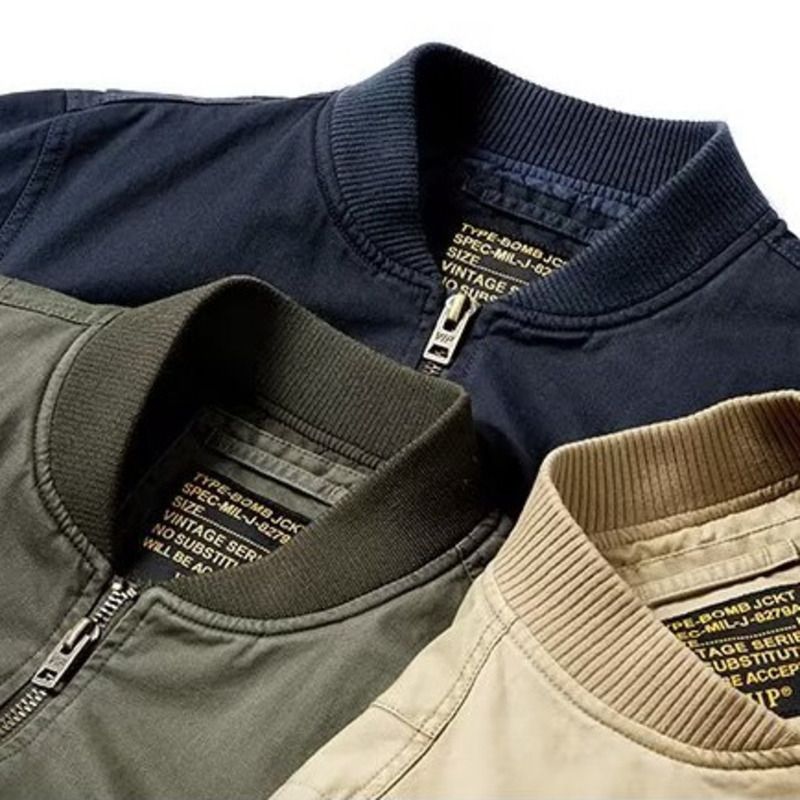American New Baseball For Men Autumn Winter Pilot Jacket Casual Workwear Top Men's Style_voghion.com