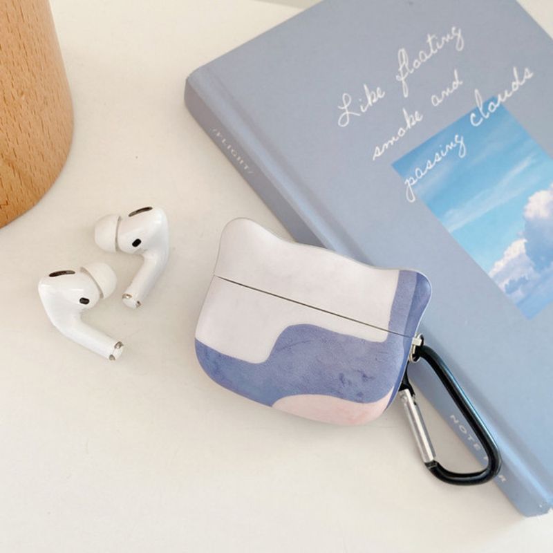 Custodia protettiva adatta per auricolari wireless Bluetooth di terza generazione Pro Airpods, personalizzata, con blocco di colore nordico_voghion.com