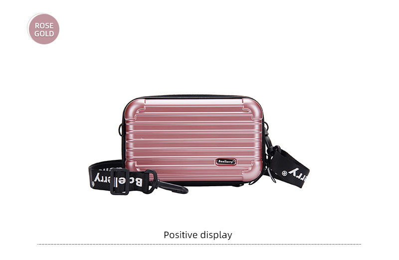 Baellerry jauna sieviešu uzglabāšanas soma ar cietu apvalku, svītraina PC plecu soma ar mini kosmētikas somiņu, sieviešu_voghion.com