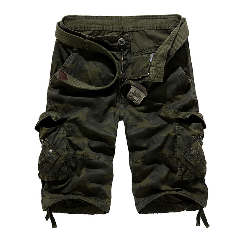 Grossisti Pantaloncini da lavoro cargo taglie forti Pantaloncini da stampa da uomo mimetici Pantaloncini da lavoro larghi da uomo638_voghion.com