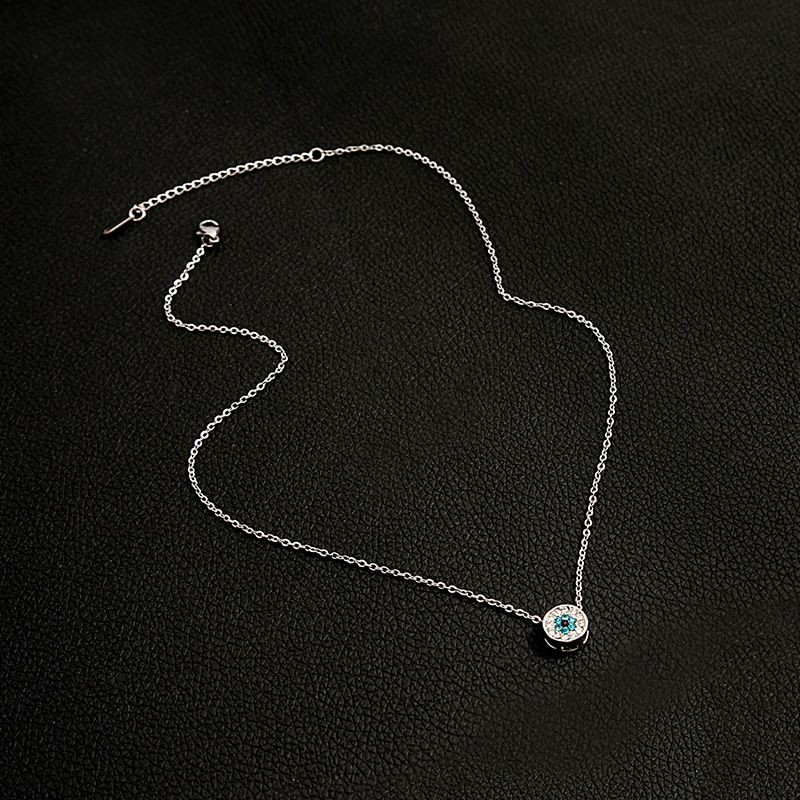 Collier œil du diable à la vente transfrontalière européenne et américaine, niche simple, collier attrape-rêves rétro avec abeille et diamants incrustés_voghion.com