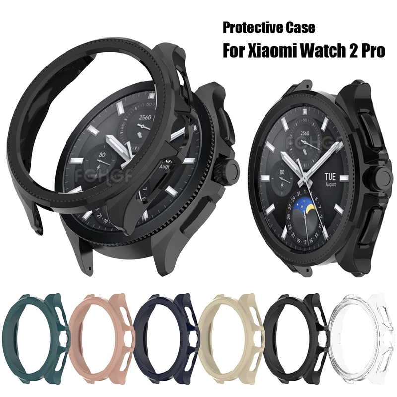 Harde plastic beschermhoes Xiaomi Smart Case Shell Frame Bumper voor Mi Watch 2 Pro-beschermer_voghion.com