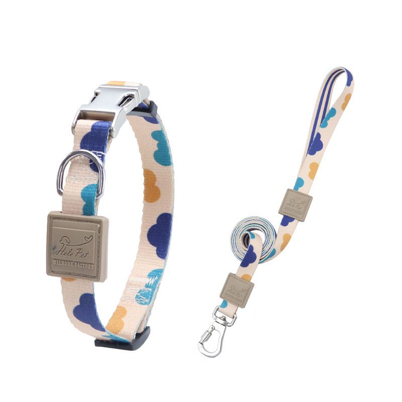 Thermal Transfer Thickened Dog Set Durable Nylon Pet Neck Collar_voghion.com