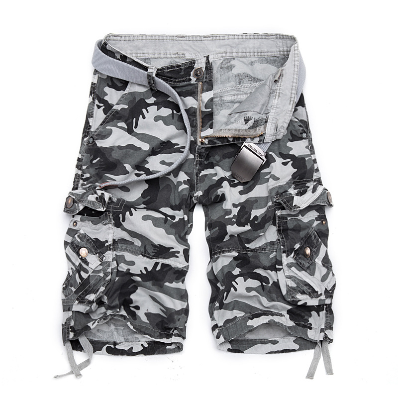 Grossisti Pantaloncini da lavoro cargo taglie forti Pantaloncini da stampa da uomo mimetici Pantaloncini da lavoro larghi da uomo638_voghion.com