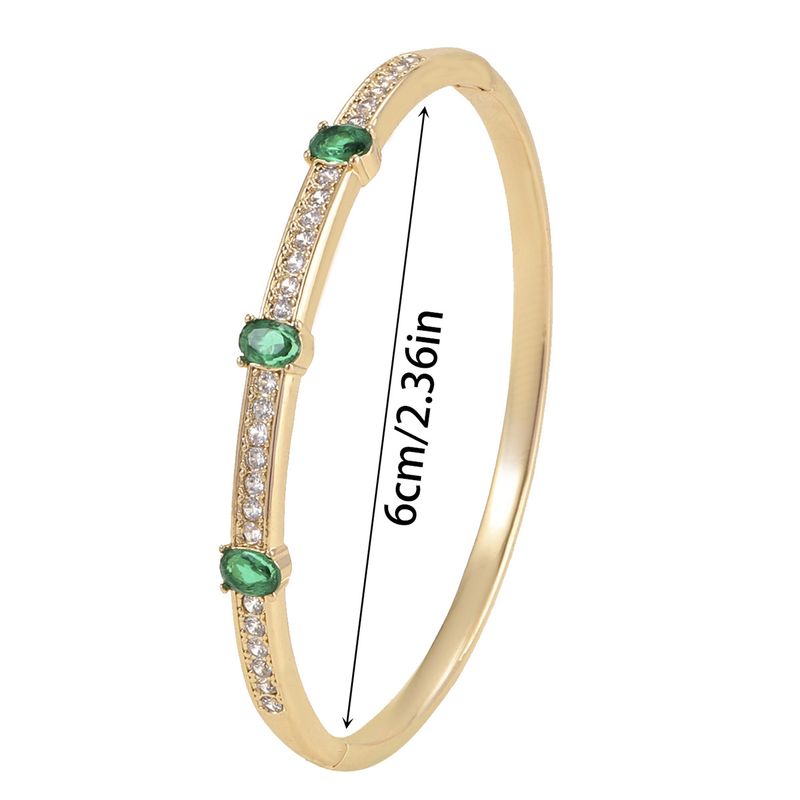 2025 neues Smaragd-Zirkon-Armband, Nischendesign, modischer High-End-Schmuck für Frauen_voghion.com