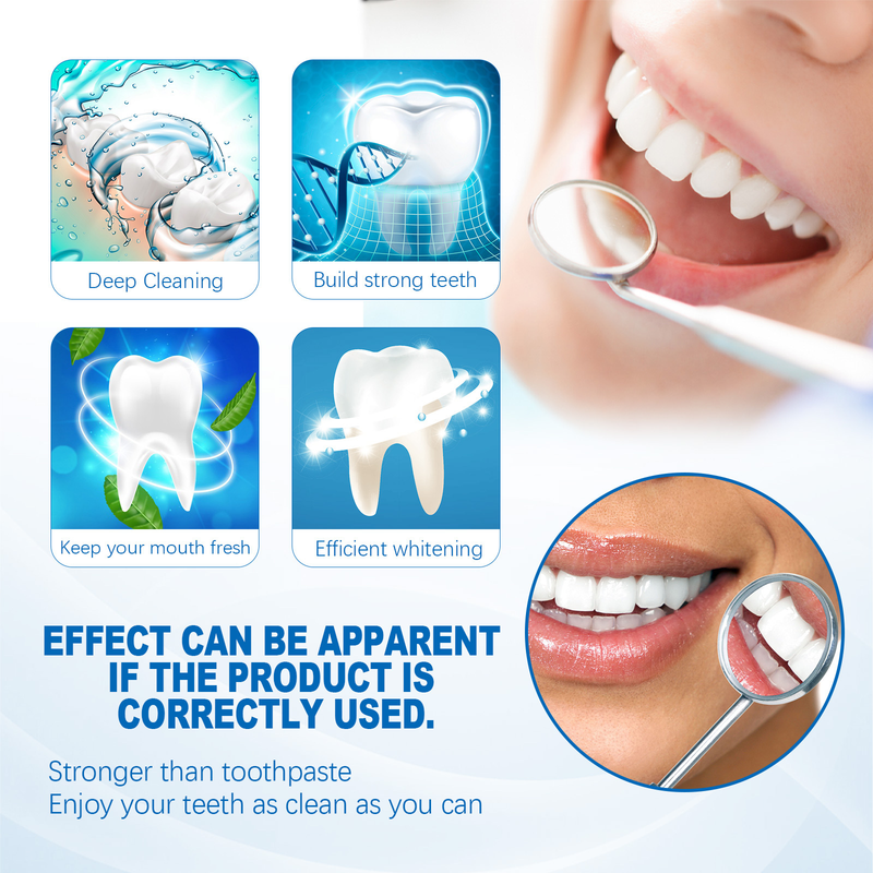 Tooth essence beautiful Tooth Whitening and Brightening Tooth Care Solution Tooth Spot Stains Stain Oral Cleaning Bad B_voghion.com
