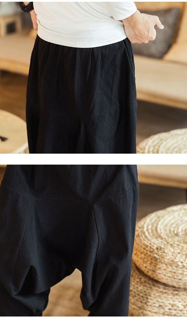 Neu Harem Männer Feste Lose Beiläufige Koreanische Stil Baumwolle Plus Größe Jogginghose Heißer Verkauf_voghion.com