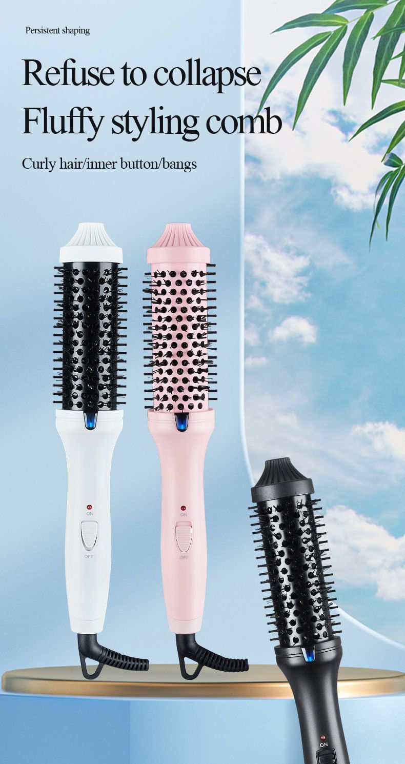 Roller Lange Und Kurze Haare Styling Elektrische Heizung Flauschigen Pinsel Dauerwelle Lockenstab Anpassbare_voghion.com