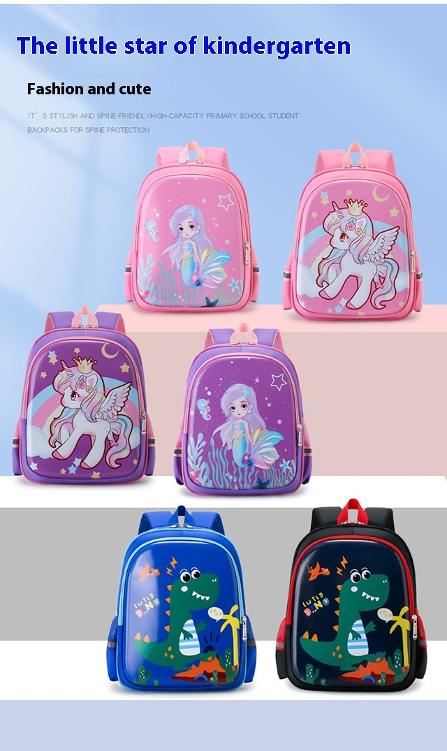 Zaino versatile da viaggio per bambini della scuola elementare dei nuovi cartoni animati per bambini con unicorno carino_voghion.com