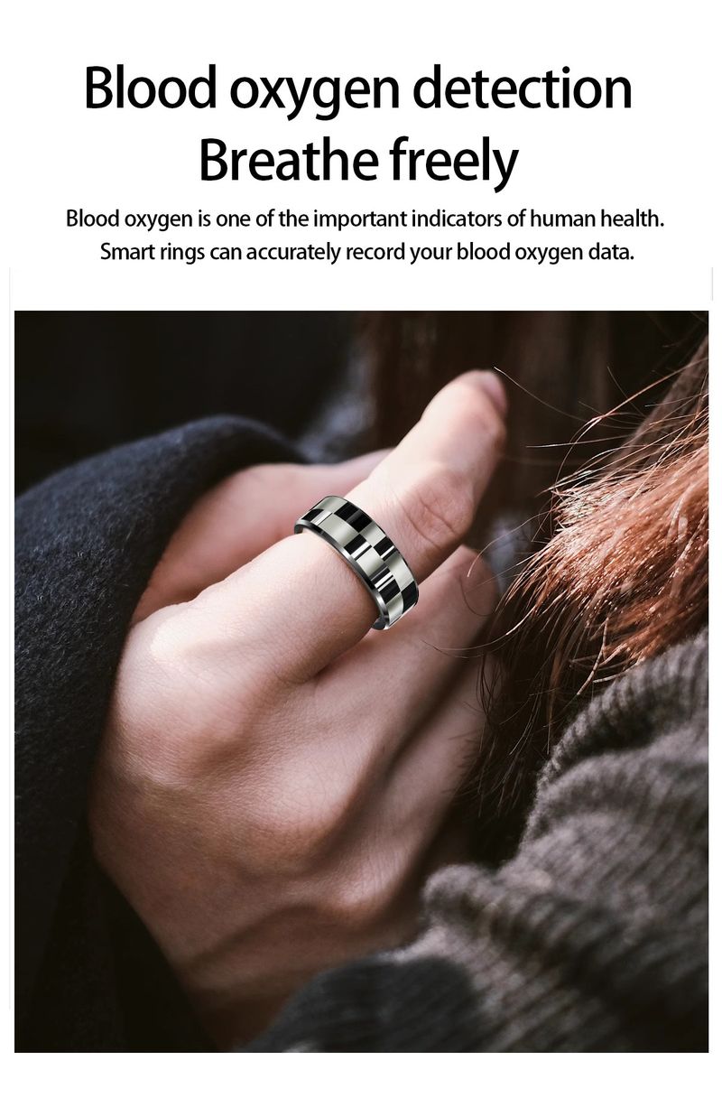 Électronique grand public Bague intelligente Entrepôt de chargement Photographies Oxygène sanguin Suivi du sommeil Surveillance de la fréquence cardiaque Mode exercice_voghion.com