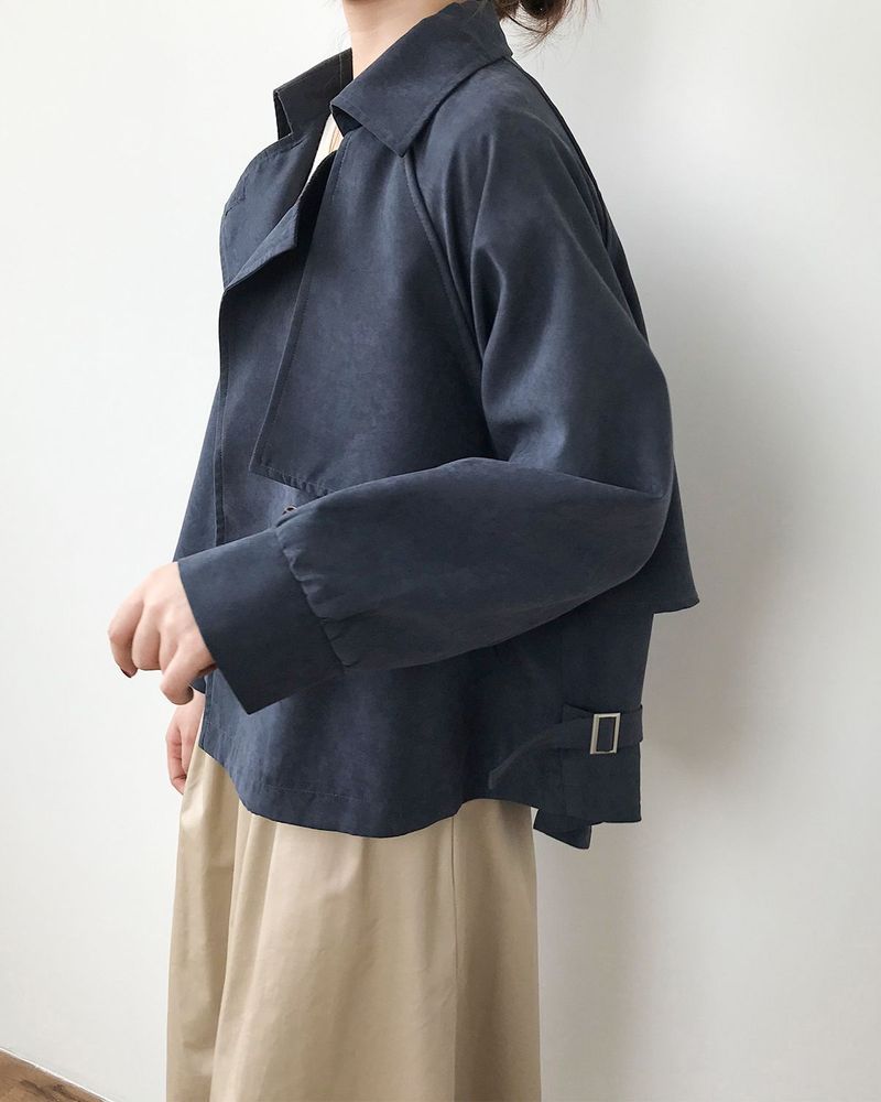 Damenbekleidung Kurze kleine dünne Arbeitsjacke Ins Casual_voghion.com