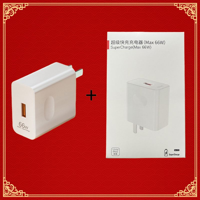 AB Fişli 66W Hızlı Şarj Cihazı, Huawei Telefonlar İçin USB-C QC3.0 Hızlı Şarj Adaptörü (Beyaz, Tekli veya 1 m Kablo Paketiyle)_voghion.com