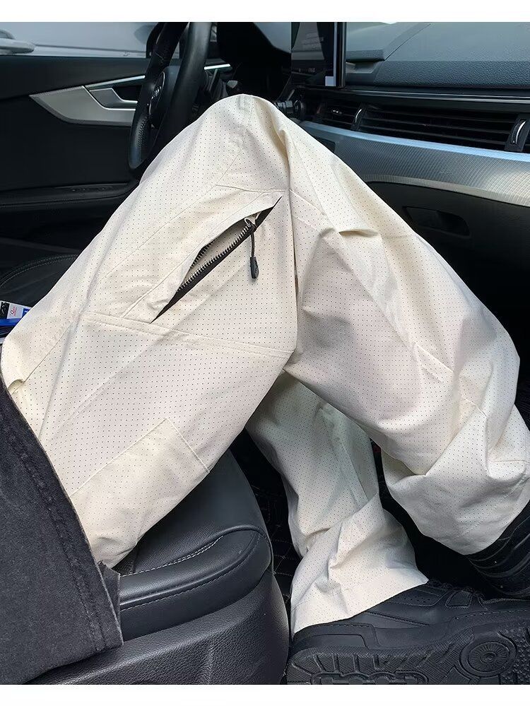 Pantaloni da lavoro in nylon ad asciugatura rapida, stile americano, sottili e traspiranti, da uomo in estate, modello Assault a gamba dritta_voghion.com