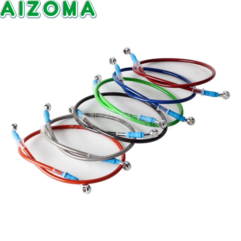 40 cm-220 cm universāls motociklu hidraulisko bremžu šļūteņu, E trošu cauruļu pītās eļļas šļūtene Honda XR CRF 50 70 80 100_voghion.com