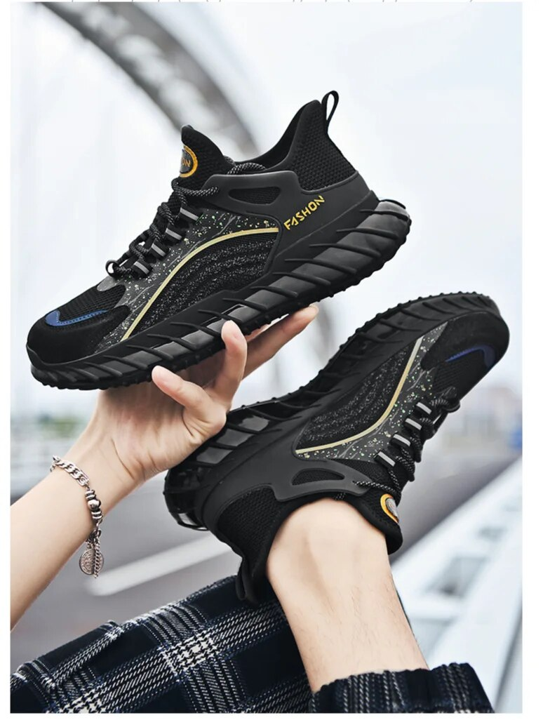 Summer Thin Mesh Sports 2024 New Ice Silk Breathable Casual Men's Thick Sole Heightening Dad Shoes for Men_voghion.com