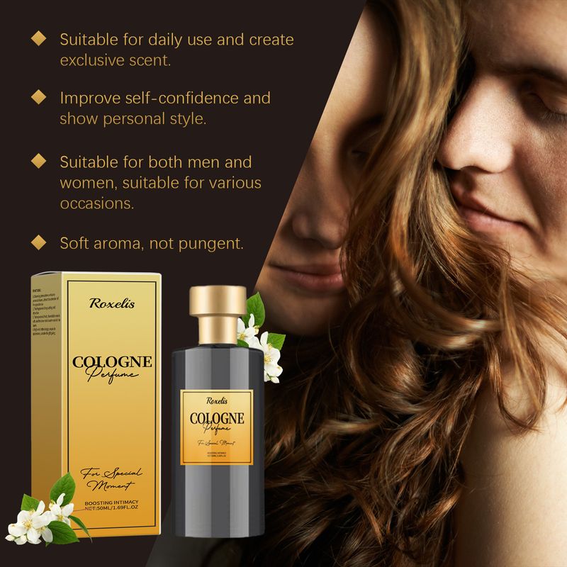 Smakrik parfym i cologne, lämnar en doft med dig, lätt och fräsch doft, visar personlig charm Bärbar parfym i cologne_voghion.com
