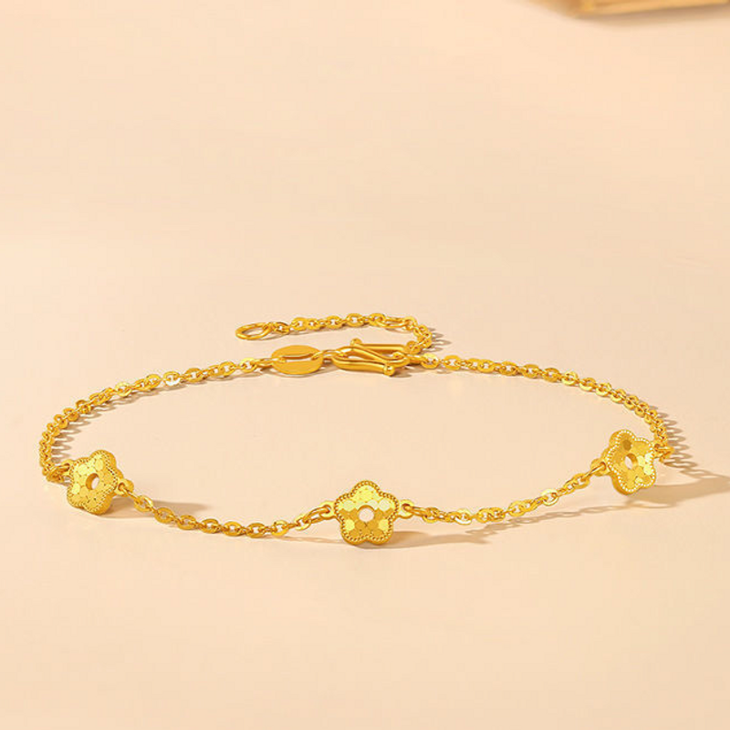 Guld Wer armbånd til kvinder, enkel og udsøgt, let, alsidig gave til kæresten_voghion.com
