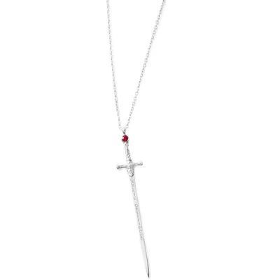 Sword Pendant Necklace Fashion Gift Sweater Chain Necklace_voghion.com