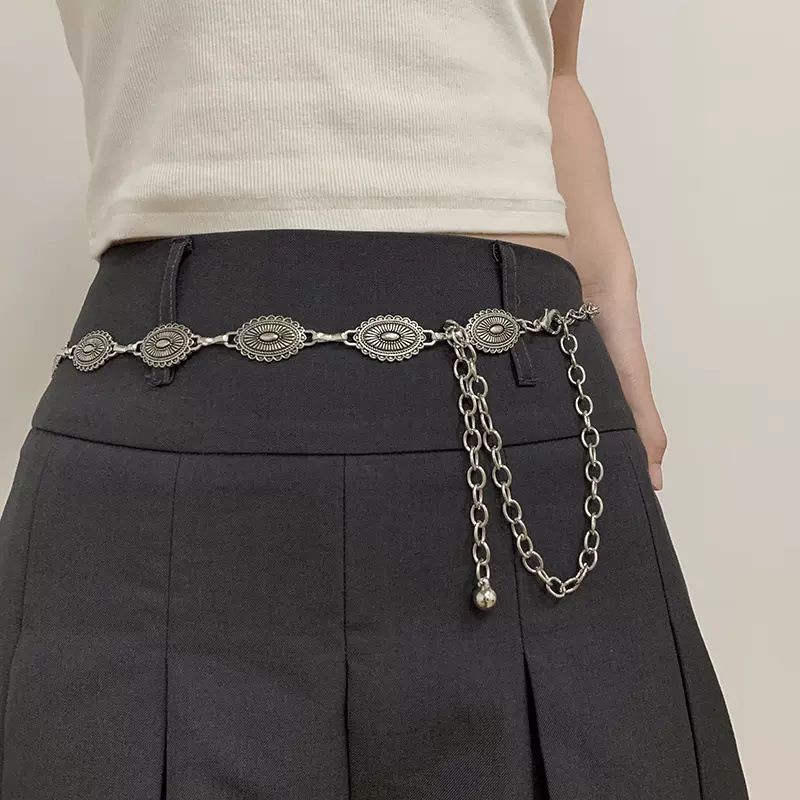 Kleid mit Taillengürtel für Damen, hochwertig, neu, modisch, vielseitig, mit dünnem Gürtel_voghion.com