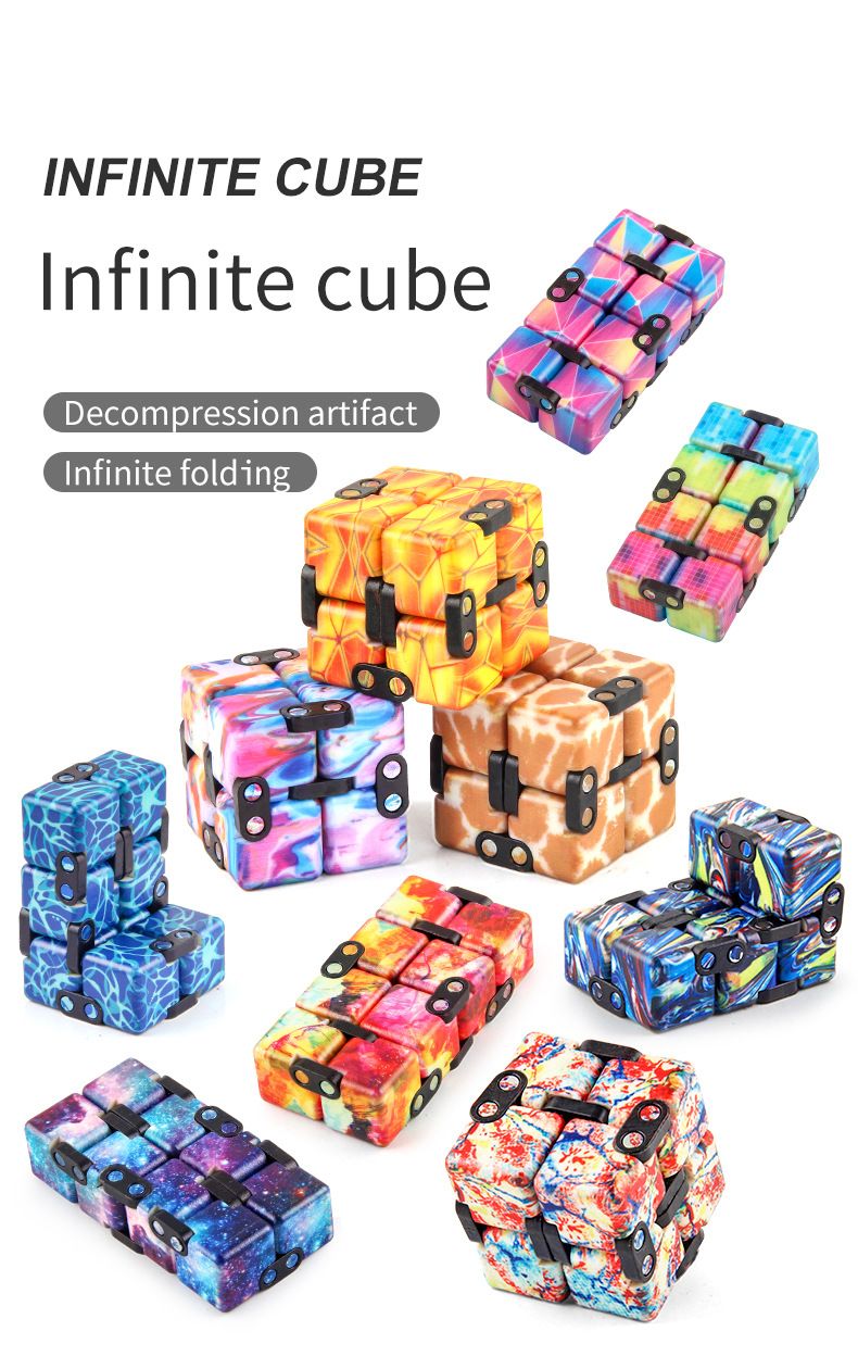 Giocattoli antistress Cubo di decompressione di Halloween all'ingrosso Cubo infinito per bambini Regalo di Natale Giocattolo di decompressione_voghion.com