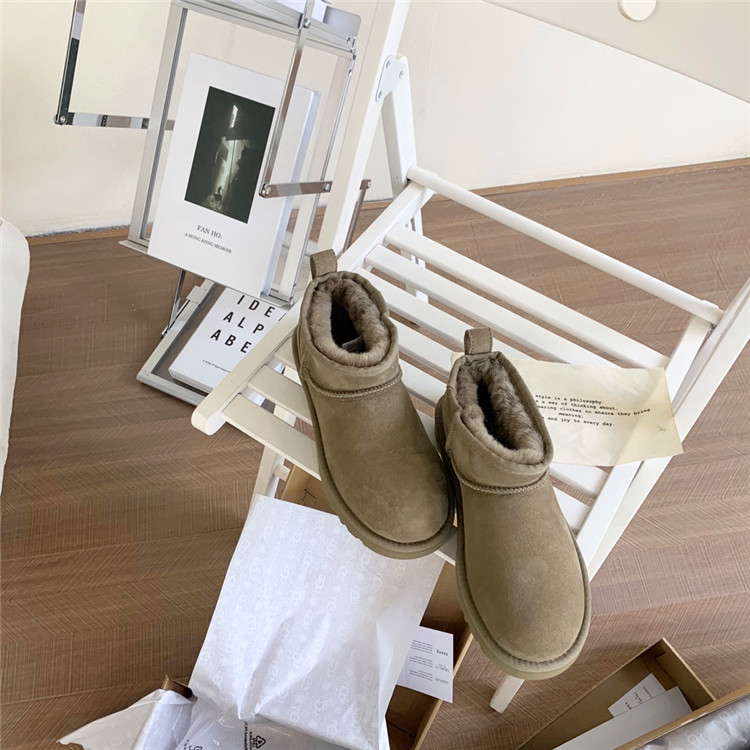 P6 NOMRΕUGG Henan Sangpo Snow Boots Fur One Winter Short Tube Warm Cotton Boots Women's NOMREUGG_voghion.com