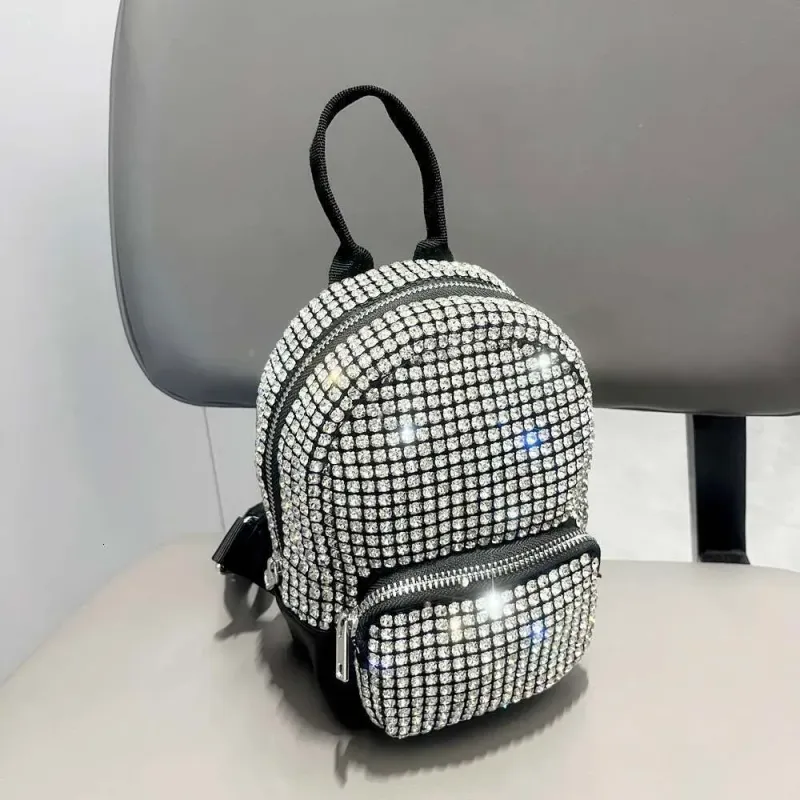 2025 Shiny Crystal Backpack Rhinestone Handmade Purses And Handbags Designer Backpacks Purse Bag_voghion.com